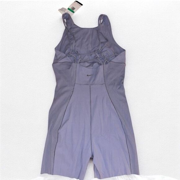 Nike Yoga Dri-Fit Luxe Women’s 5" Jumpsuit Lavender Purple size XL NWT - Picture 2 of 9